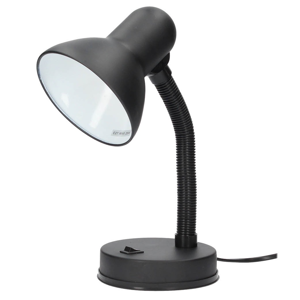 Lampe de bureau à bras articulé Bell E27 Noire