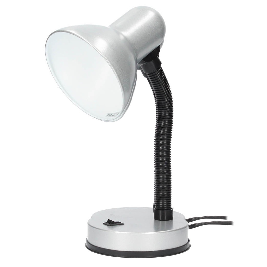 Lampe de bureau à bras articulé Bell E27 Grise