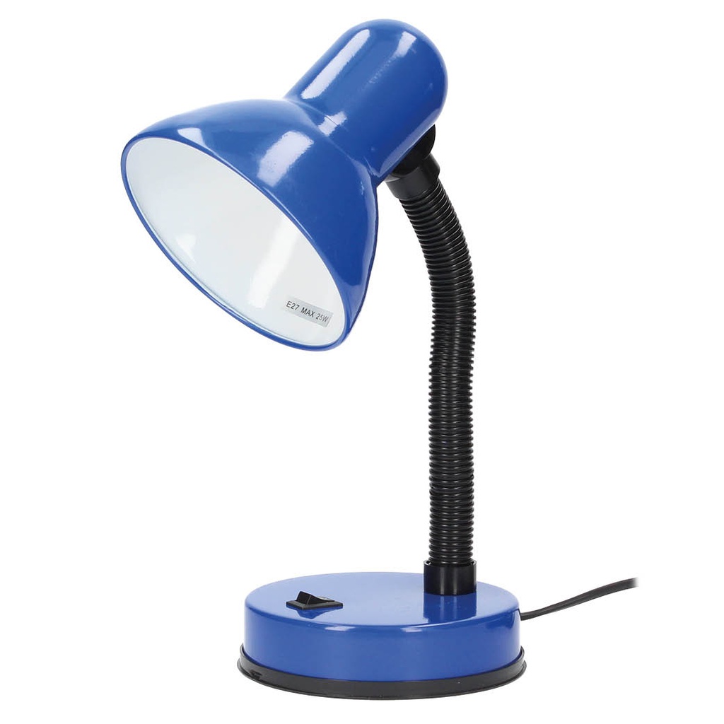 Lampe de bureau à bras articulé Bell E27 Bleue