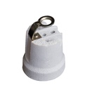 E27 Ceramic lamp holder White