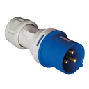 Clavija Cetac 3P (2P+t) 32A IP44 Azul