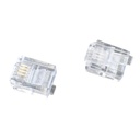 Conector telefone 6p4c – Saco 100 un.