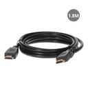 Cable conexión HDMI a HDMI  Negro 1.4 / 1.8M