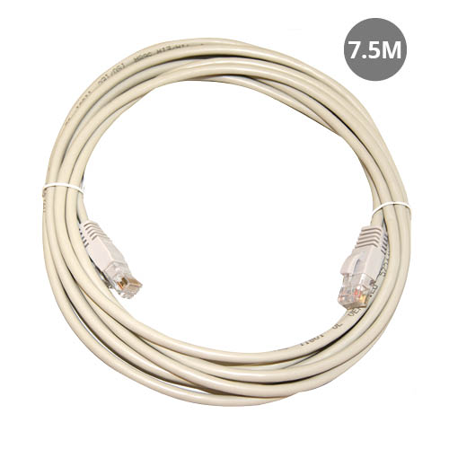 Ethernetcable UTP Cat 5e 7.5m