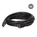 Cable conexión HDMI a HDMI  Negro 1.4 / 5M