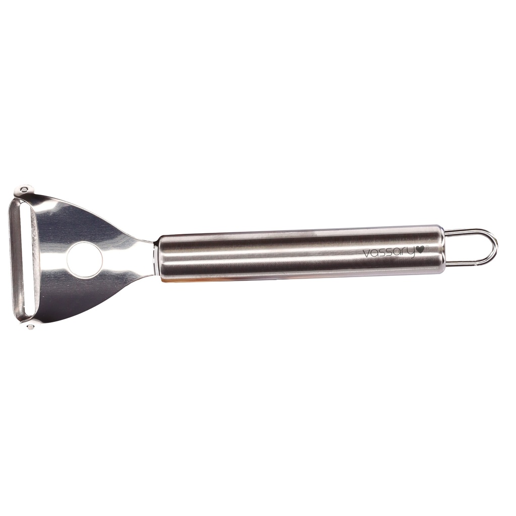 Horizontal stainless steel peeler