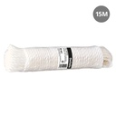 Clothes drying line 15m - white