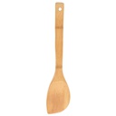 Spatule courbe en bambou 30 cm. - Sachet de 10 unités