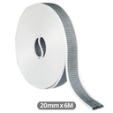 Cinta persiana 6M 20mm Gris