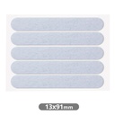 Set 5 fieltros adhesivos cuadrados 13x91mm - Blanco