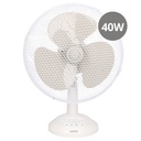 Ventilateur de table 34cm 40W Blanc