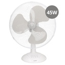 Ventilateur de table 43cm 45W Blanc