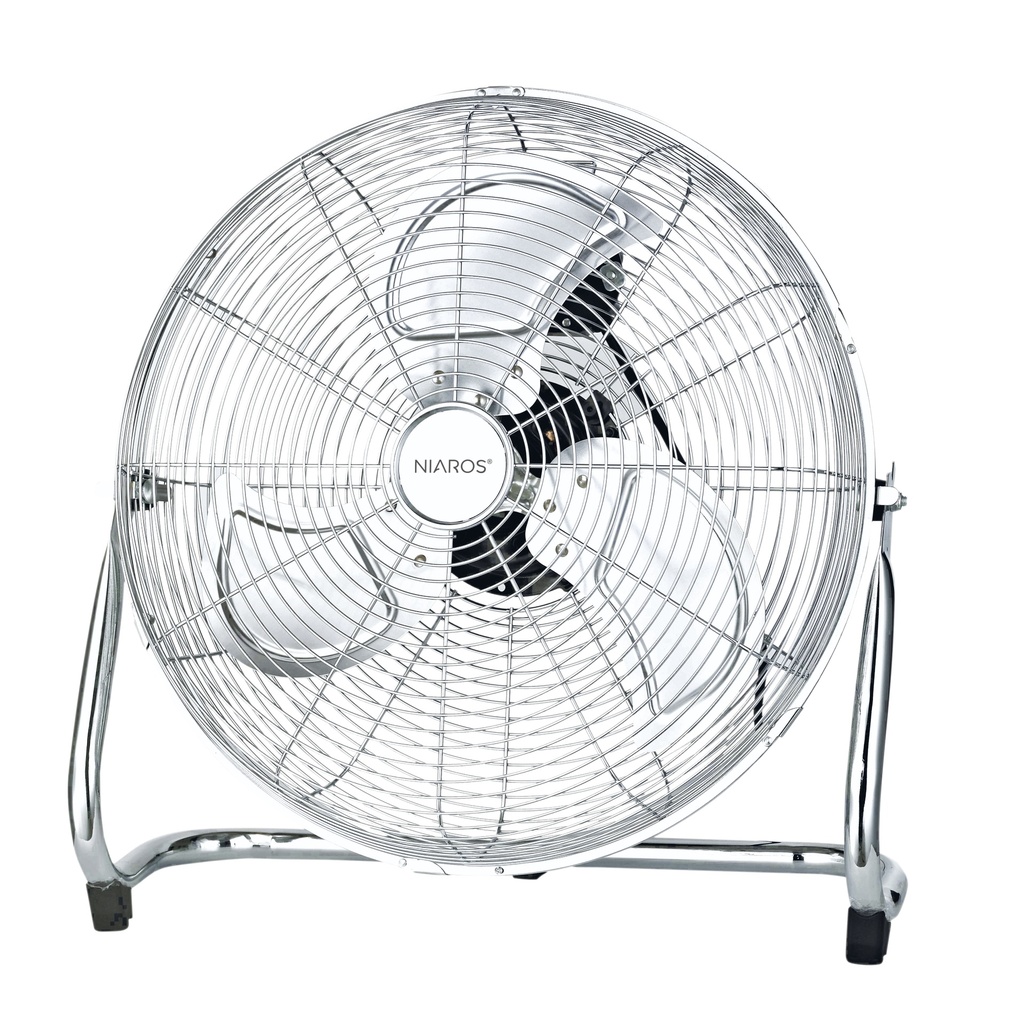 Floor fan 51cm Ø 140W Metallic