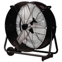 Ventilador metálico de chão Bampa Ø70cm 250W Preto