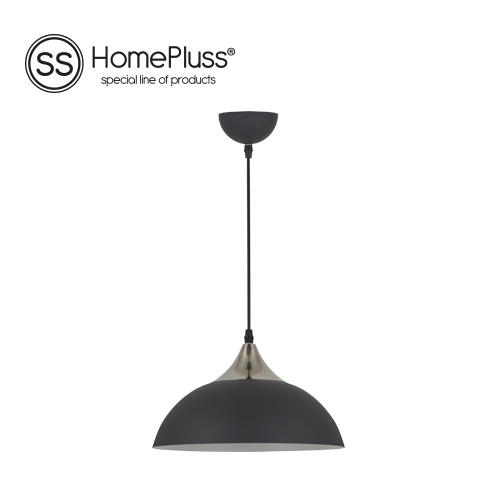 Pendant lamp E27 black