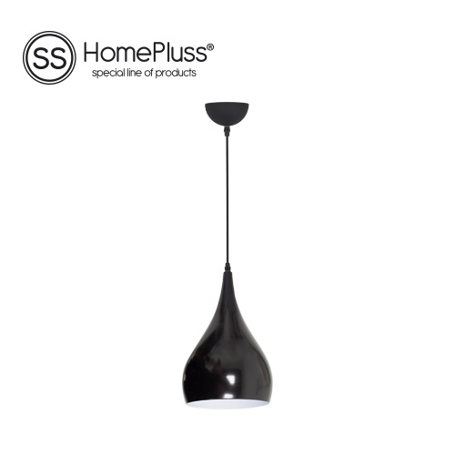 Hanging lamp E27 Satined Black