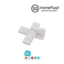 Conector em "+" para tira LED monocromática