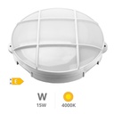 Oxalis LED bulkhead light 15W 4000K White