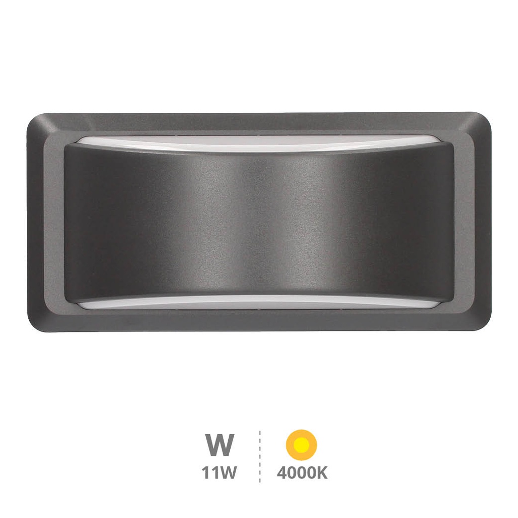 Anthe LED wall sconce 11W 4000K IP65 Anthracite gray