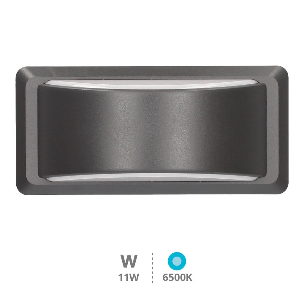 Anthe LED wall sconce 11W 6500K IP65 Anthracite gray