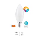 Smart LED bulb 5,5W E14 RGB+CCT Dimmable