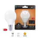 Ampoule LED sphérique 6W E14 3000K - boîte prés. de 12 u