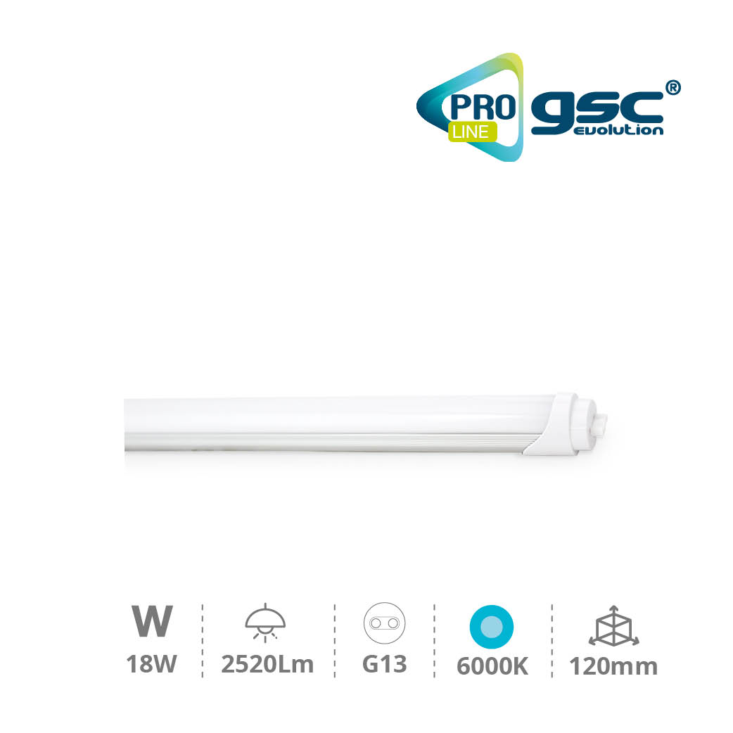 T8 LED tube 18W G13 6000K 120cms Pro Line