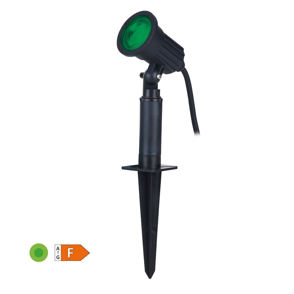 Piquet de jardin LED Silute 5 W vert IP65