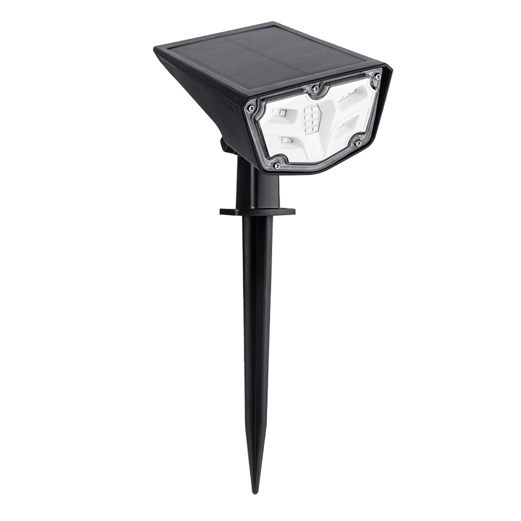 Piquet de jardin solaire LED Darka 3300K IP67 réglable