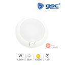 LED night light with ON/OFF button + twilight sensor 4000K