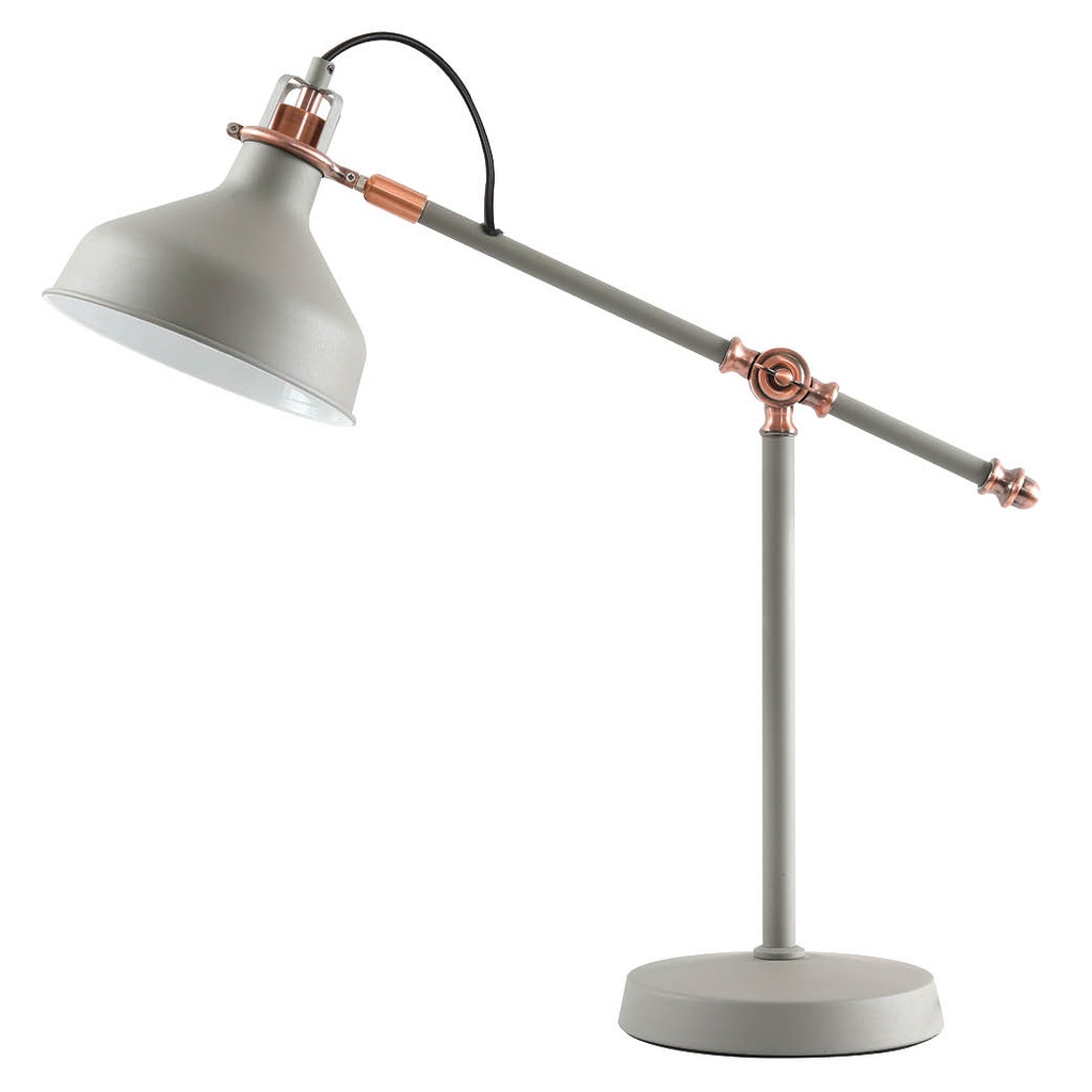 Lampe à bras articulé Himba E27 Grise