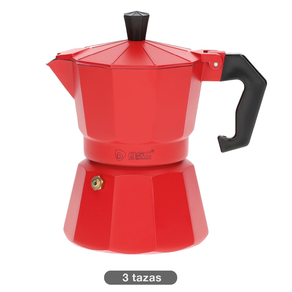 Cafeteira Kalossi 3 chávenas Vermelho