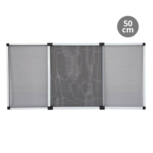 Moustiquaire extensible pour fenêtres 50x70 cm - boîte 5 u