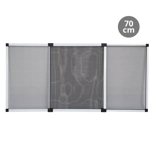 Moustiquaire extensible pour fenêtres 70x100 cm - boîte 5 u