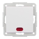 Bouton-poussoir à encastré LED Gamma 56x56 mm