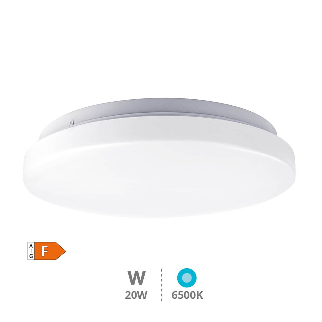 Plafón techo LED Elda 20W 6500K