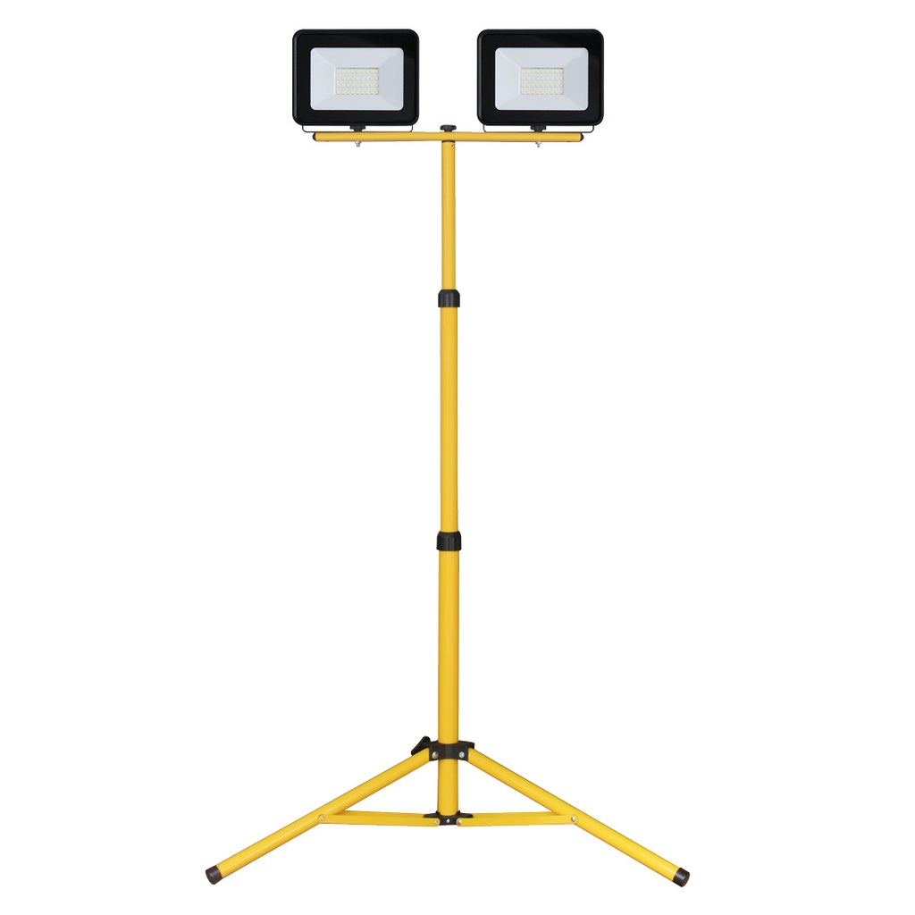 LED floodlight With tripod 2x30W 6500K IP65