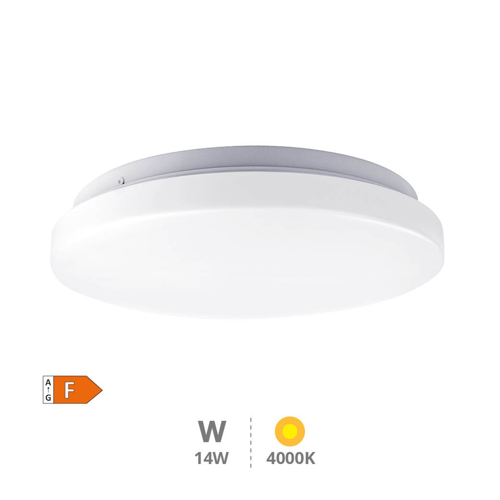 Plafón techo LED Elda 14W 4000K