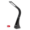 Batua LED desk lamp with digital clock 5w black