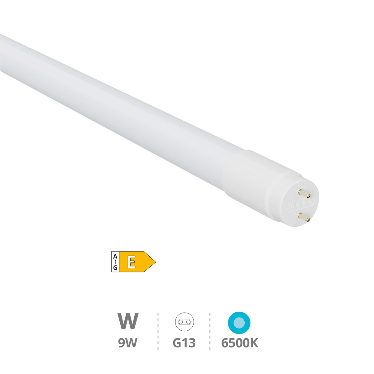 Tube T8 LED 60cm 9W 6500K