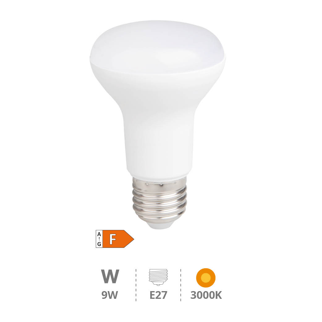 R63 LED lamp 9W E27 3000K