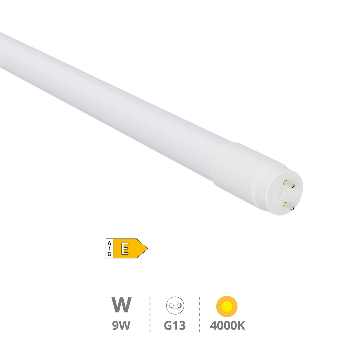 Tubo LED T8 60cm 9W 4200K