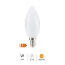 Ampoule LED flamme 3 W E14 3000K