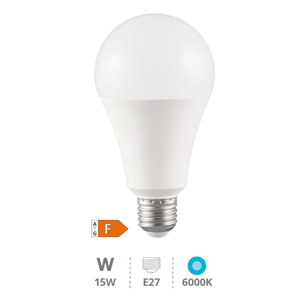 Ampoule LED standard A60 15W E27 6000K