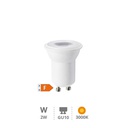 Ampoule LED ultra-brillante 2 W GU10 3000K