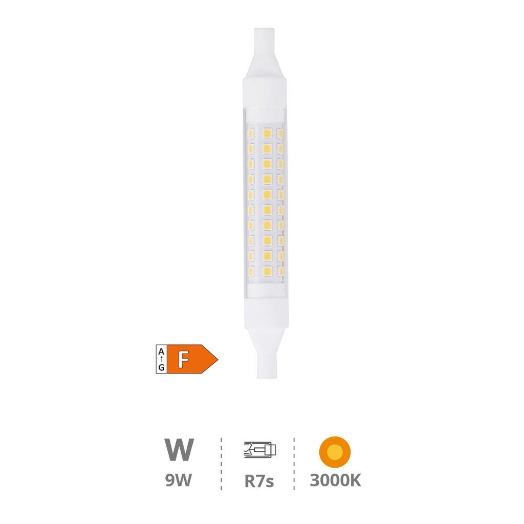 Bombilla lineal LED 118mm R7s 9W 3000K