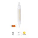 Ampoule LED linéaire 118 mm R7s 9W 4200K