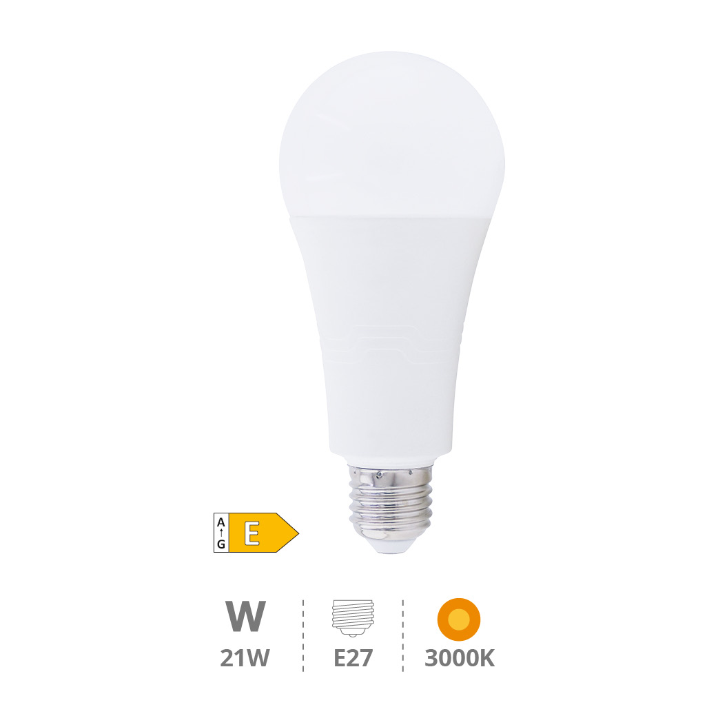 Bombilla LED estándar A70 21W E27 3000K