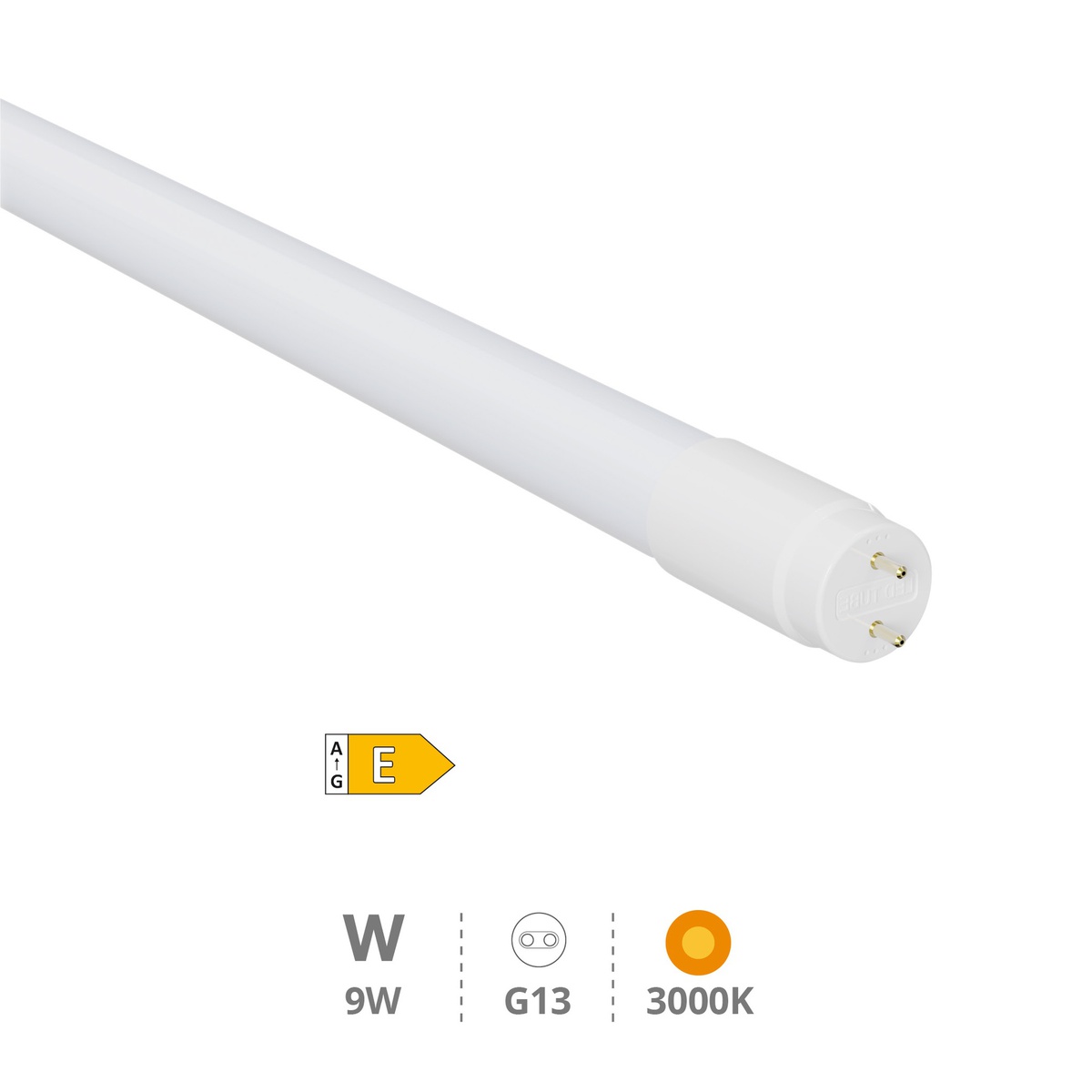 Tube T8 LED 60cm 9W 3000K