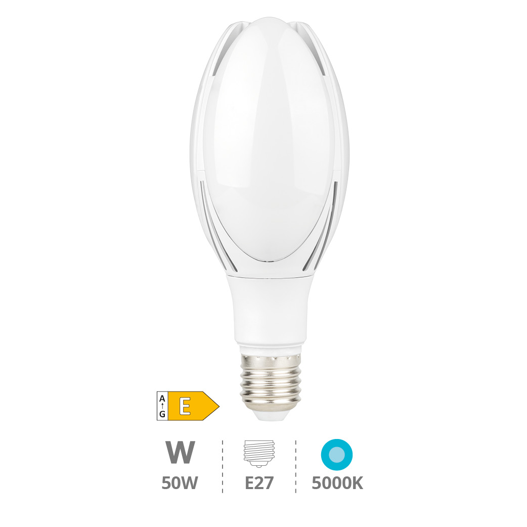 Bombilla LED industrial Oihana 50W E27 5000K